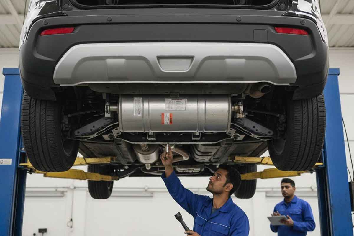 Maruti Brezza 2026: Underbody CNG Tank Spied & Boot Space Details