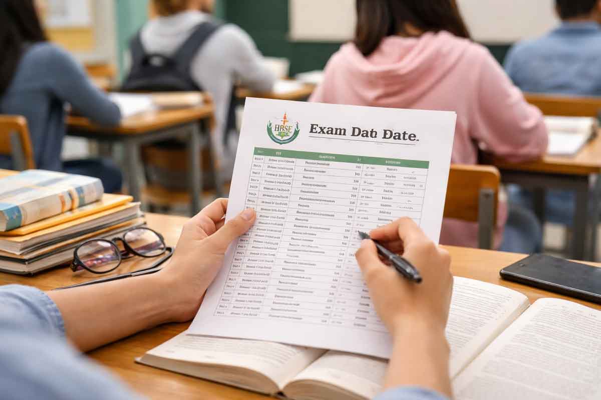 HBSE Date Sheet 2026: Haryana Board Class 10, 12 Exam Dates