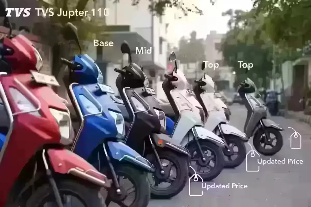 2026 TVS Jupiter 110 new variants and updated prices after hike