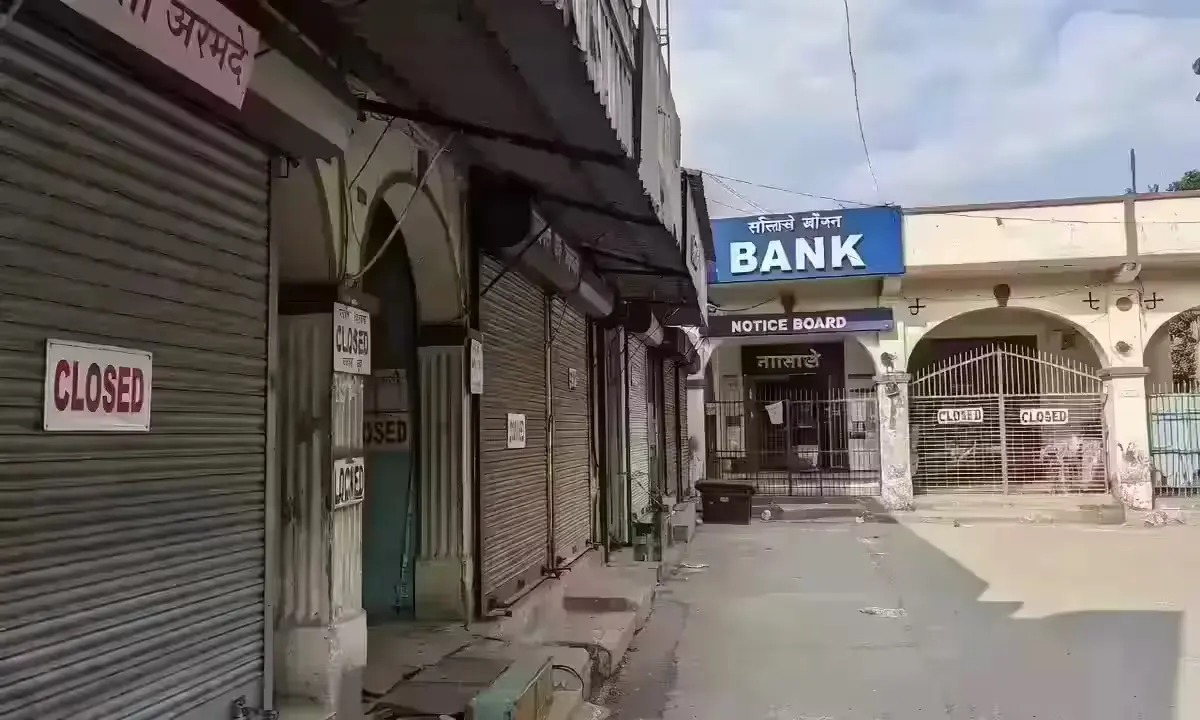 Closed markets, banks and schools during Bharat Bandh February 12 in India
