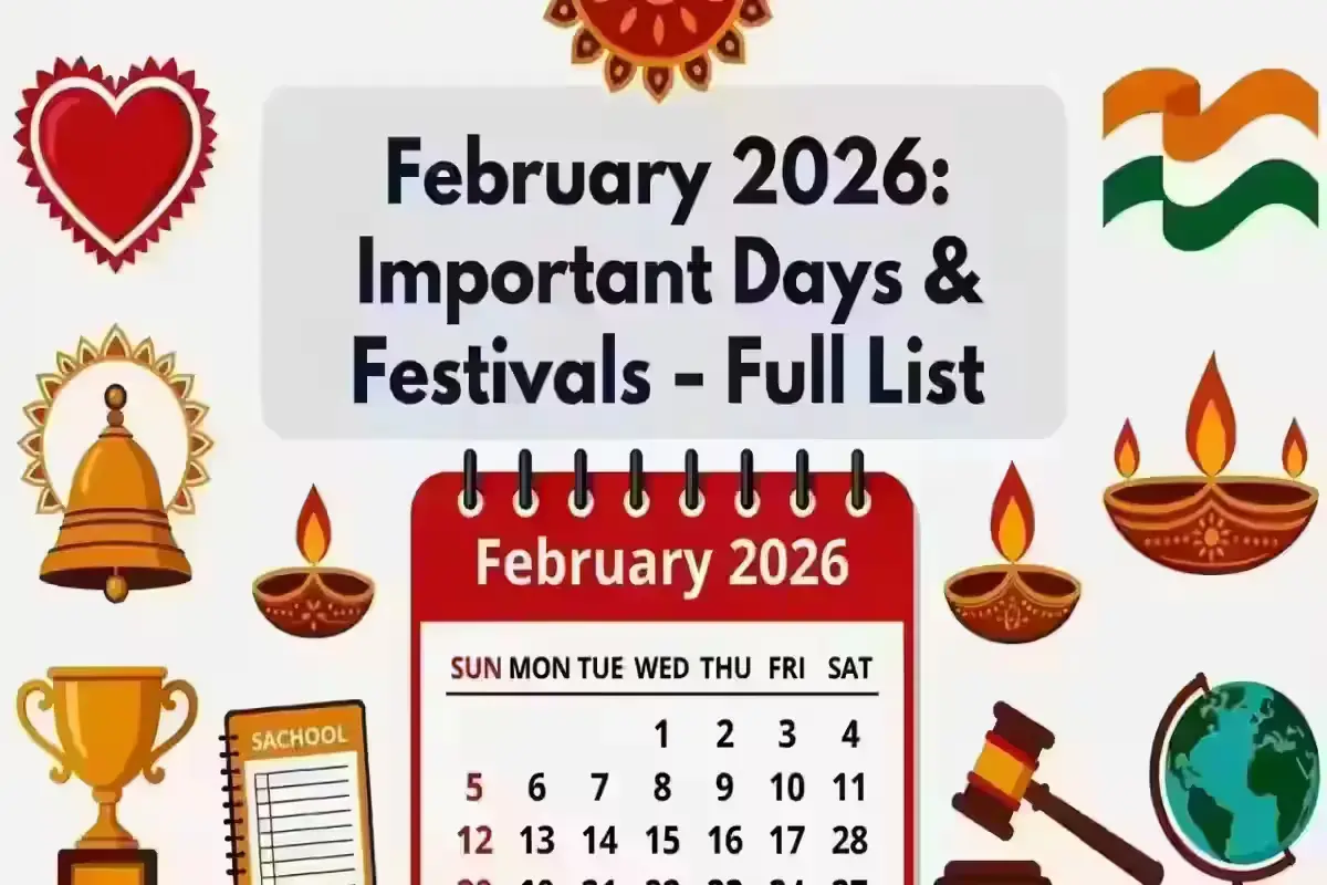 Important Days and Festivals in February 2026 full list calendar