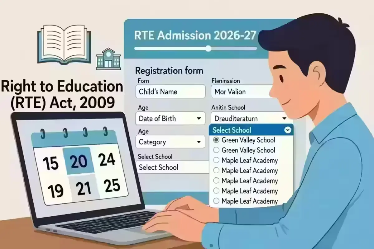 RTE Admission 2026-27 registration process online form
