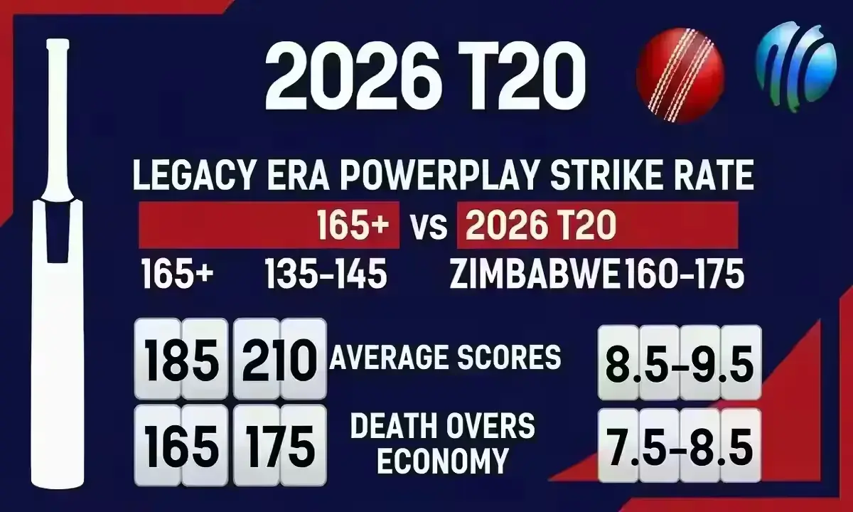 T20 2026 performance metrics India vs Zimbabwe comparison