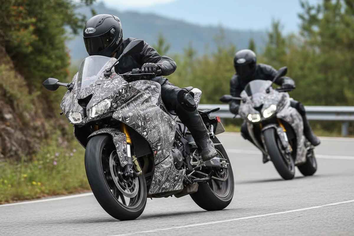 TVS Apache RR 450 Spied: Twin-Cylinder Sportbike Details