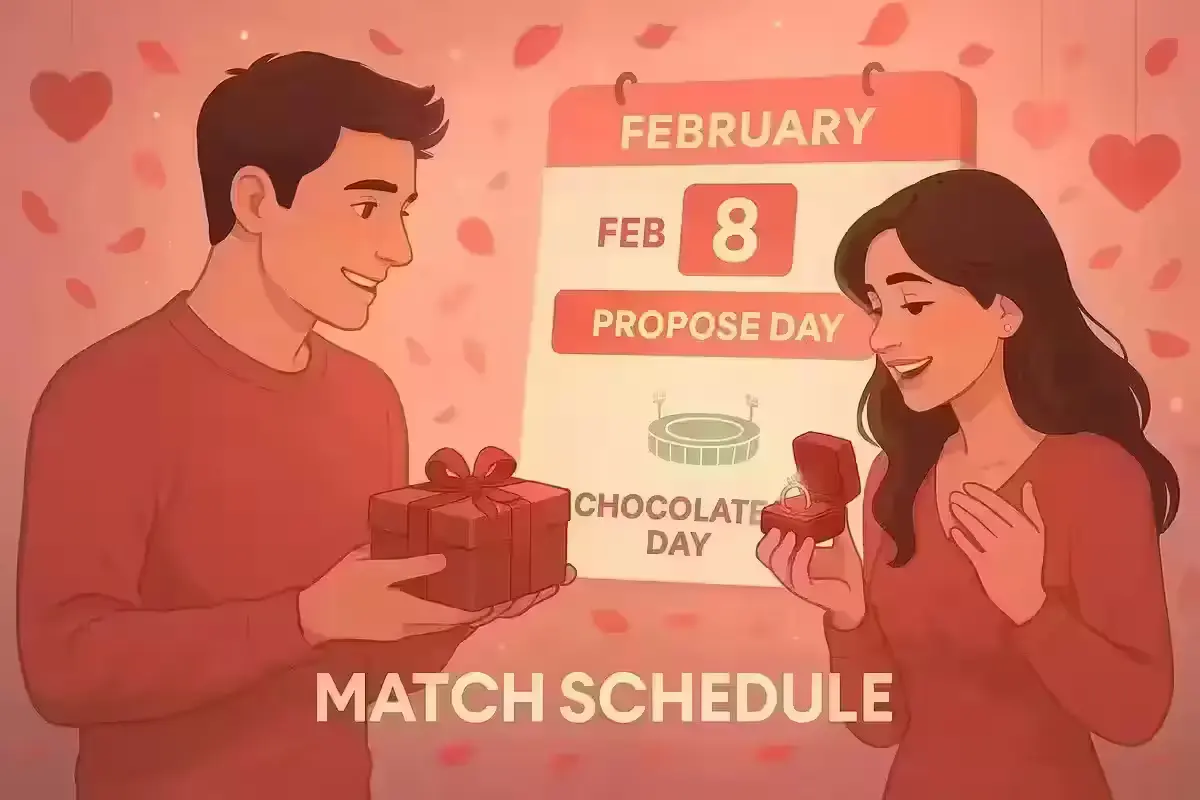 Valentine Week 2026: 8 Feb Propose Day & Chocolate Day Dates