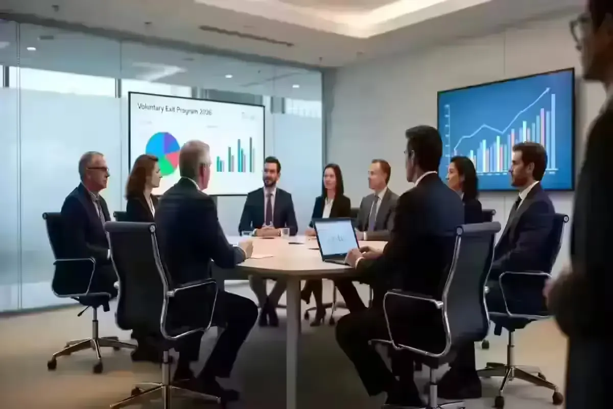 Google voluntary exit program presentation to employees during company restructuring