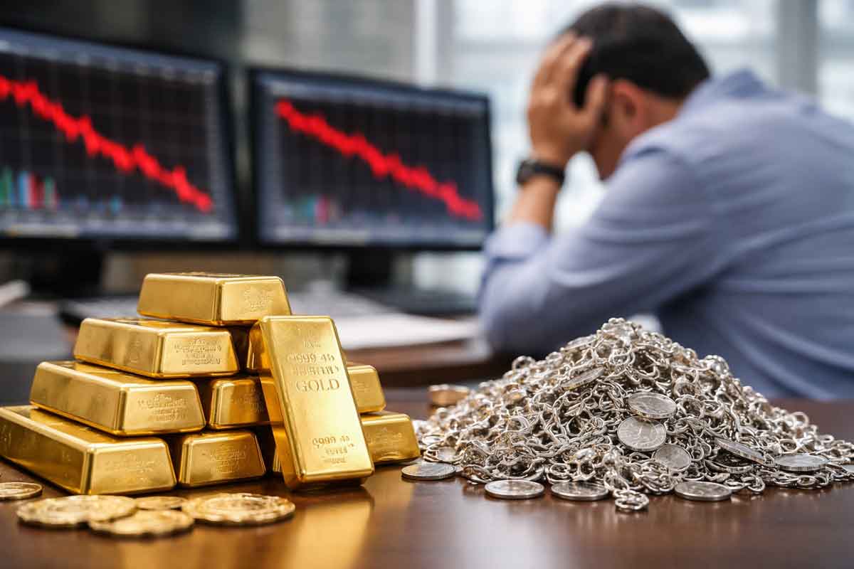 MCX Gold and Silver Price Crash: Silver Falls Below Rs 3 Lakh