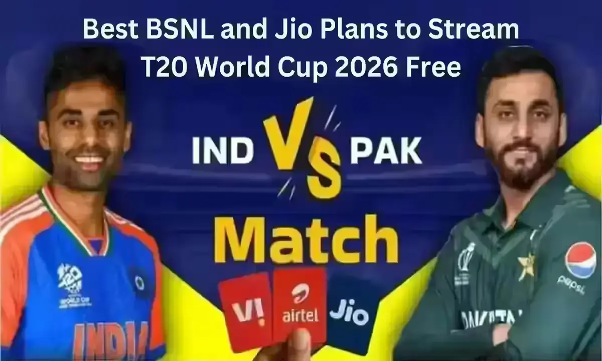Best BSNL and Jio Plans to Stream T20 World Cup 2026 Free