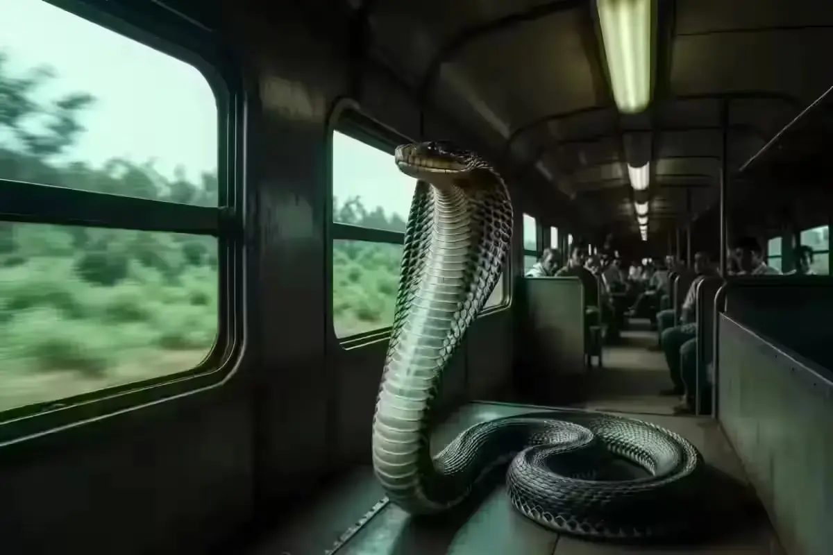 king cobra riding trains in India study explains why