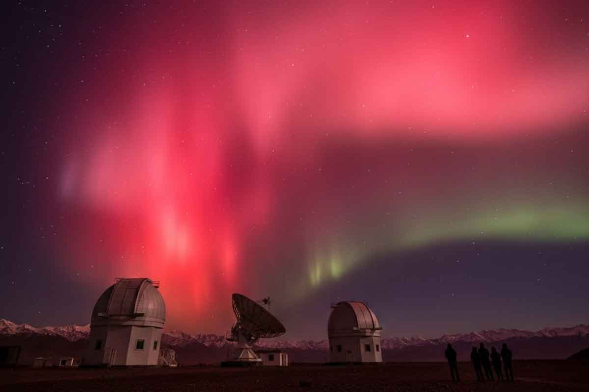 Red Auroras Over Hanle Ladakh: Rare Solar Storm Explained