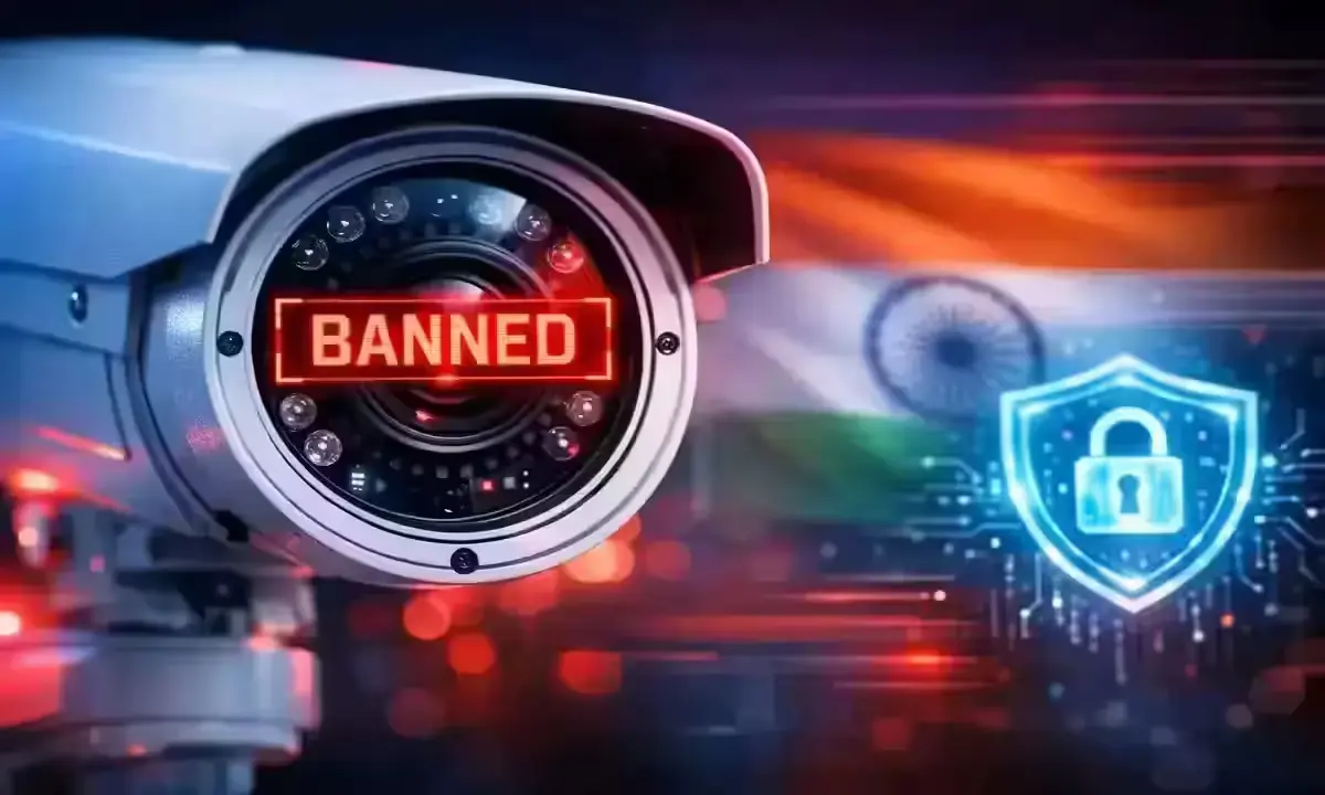 India CCTV ban April 2026 Hikvision Dahua TP-Link STQC certification mandate