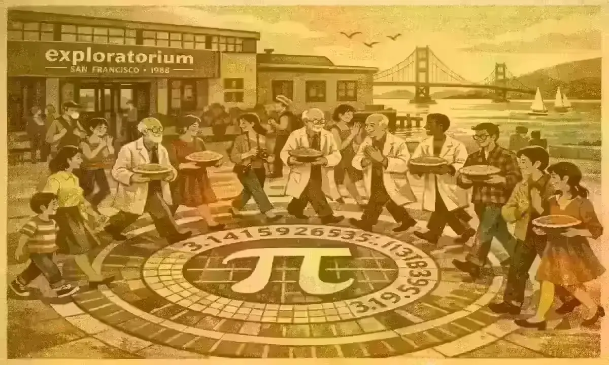 first ever Pi Day celebration