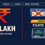April 1 2026 rule changes India income tax PAN FASTag ATM
