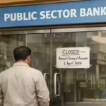 Bank branch closed on April 1 2026 for Annual Closing of Accounts India