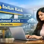 Indian Bank SO Recruitment 2026 350 vacancies apply online at indianbank bank in