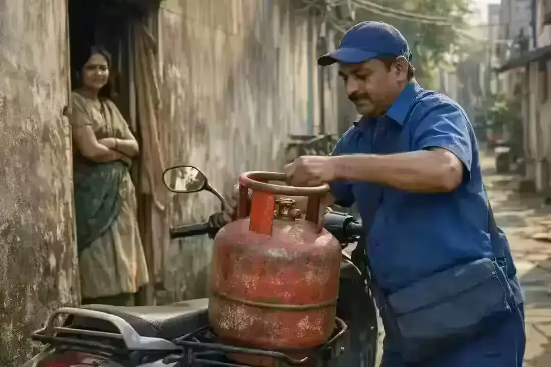 LPG gas cylinder delivery in India April 2026 amid Hormuz supply crisis
