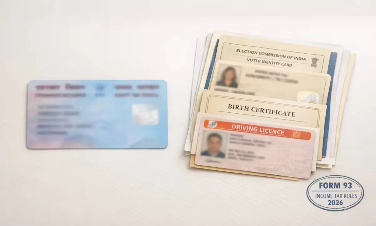 New PAN rules 2026 India form 93 application changes April 1 CBDT