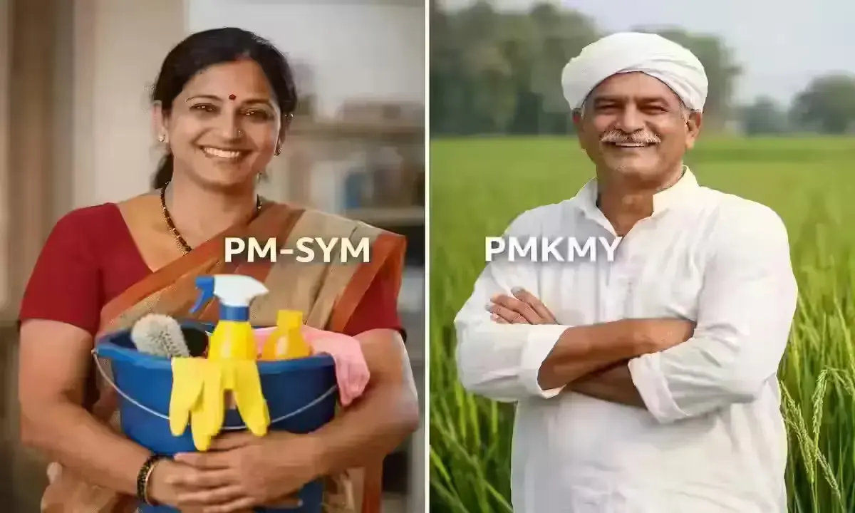 PM-SYM for unorganised workers vs PM Kisan Maandhan Yojana for farmers - eligibility comparison 2026