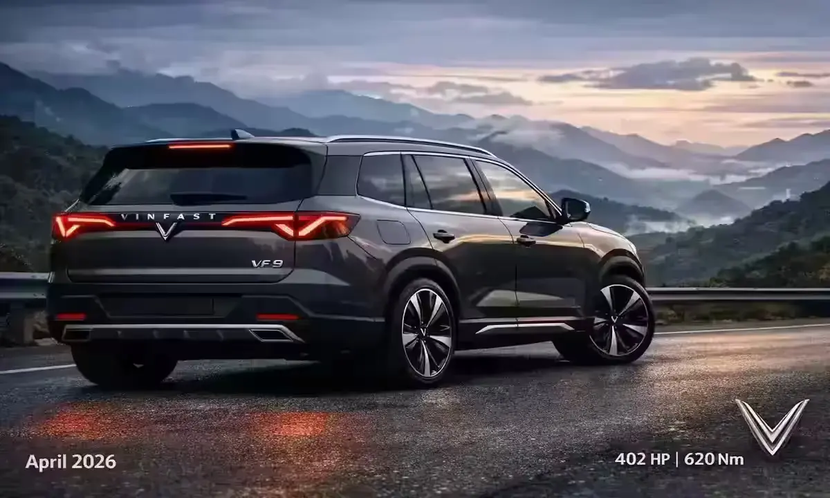 VinFast VF 9 2026 price promotion Vietnam flagship electric SUV 402 horsepower