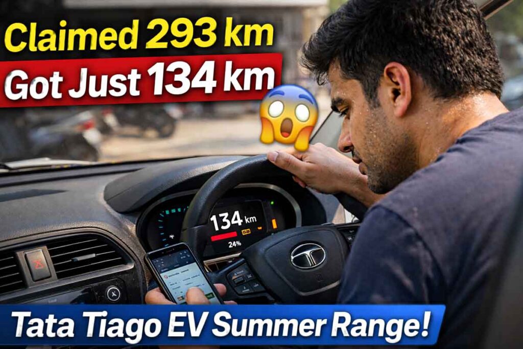 Claimed 293 km, Got 134 km in Summer: The Real Story of Tata Tiago EV Ownership