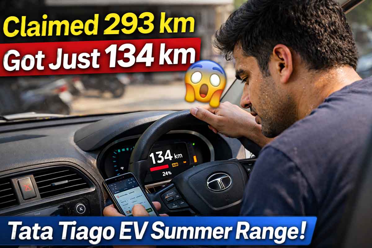 Claimed 293 km, Got 134 km in Summer: The Real Story of Tata Tiago EV Ownership