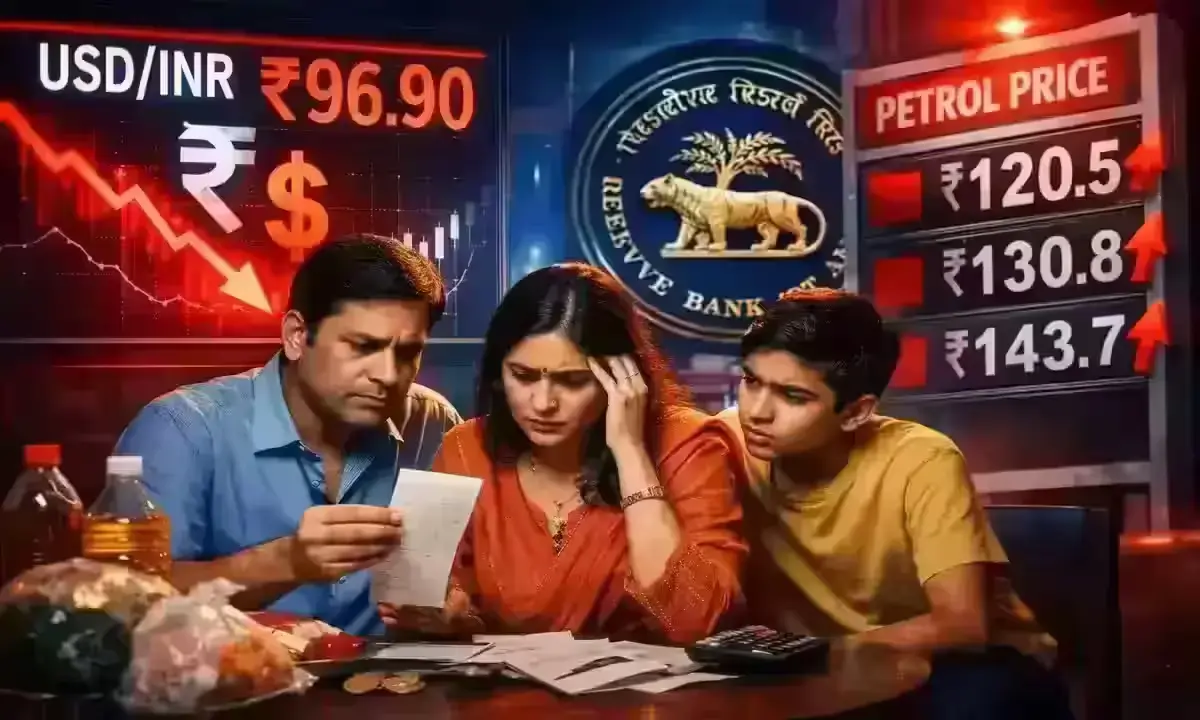 2026 में डॉलर के मुकाबले गिरता भारतीय रुपया और बढ़ती महंगाई