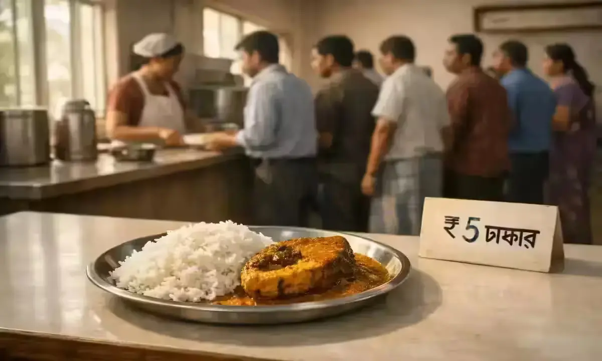 माँ कैंटीन माछ भात ₹5 - पश्चिम बंगाल 2026