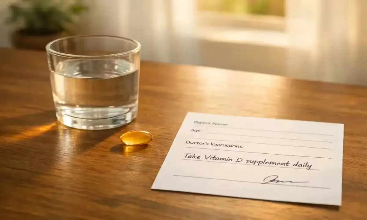 Vitamin D supplement capsule with doctor prescription — normal vitamin D levels India 2026
